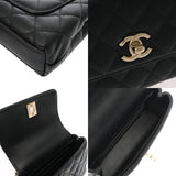 CHANEL シャネル マトラッセ チェーンクラッチバッグ ブラック AP4244 レディース キャビアスキン ショルダーバッグ Aランク 中古 銀蔵