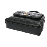 CHANEL シャネル マトラッセ チェーンクラッチバッグ ブラック AP4244 レディース キャビアスキン ショルダーバッグ Aランク 中古 銀蔵