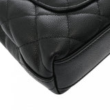 CHANEL シャネル マトラッセ チェーンクラッチバッグ ブラック AP4244 レディース キャビアスキン ショルダーバッグ Aランク 中古 銀蔵