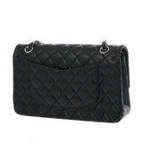 CHANEL シャネル マトラッセ Wフラップ Wチェーンショルダー 25 ブラック A01112 レディース ラムスキン ショルダーバッグ Aランク 中古 銀蔵