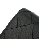 CHANEL シャネル マトラッセ Wフラップ Wチェーンショルダー 25 ブラック A01112 レディース ラムスキン ショルダーバッグ Aランク 中古 銀蔵