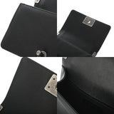 CHANEL シャネル ボーイシャネル チェーンショルダー 20cm ブラック A67085 レディース キャビアスキン ショルダーバッグ Aランク 中古 銀蔵