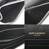 SAINT LAURENT サンローラン ケイトタッセルスモール ブラック 474366 レディース グレインドプードルレザー ショルダーバッグ Aランク 中古 銀蔵