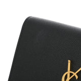 SAINT LAURENT サンローラン ケイトタッセルスモール ブラック 474366 レディース グレインドプードルレザー ショルダーバッグ Aランク 中古 銀蔵
