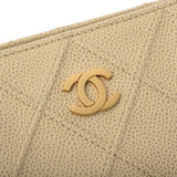 CHANEL シャネル マトラッセ チェーンショルダーバッグ ベージュ A16178 レディース キャビアスキン ショルダーバッグ ABランク 中古 銀蔵