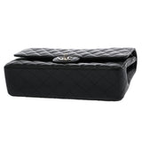CHANEL シャネル マトラッセ Wフラップ Wチェーンショルダー 25 ブラック A01112 レディース キャビアスキン ショルダーバッグ ABランク 中古 銀蔵
