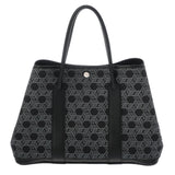 HERMES エルメス ガーデンパーティ PM ネイビー/グレー □K刻印(2007年頃) レディース ネゴンダ トワルソーアッシュ ハンドバッグ Bランク 中古 銀蔵