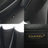 CHANEL シャネル チェーンショルダー ブラック AS0130 レディース キャビアスキン ショルダーバッグ Aランク 中古 銀蔵