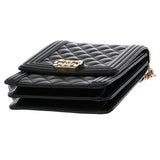 CHANEL シャネル チェーンショルダー ブラック AS0130 レディース キャビアスキン ショルダーバッグ Aランク 中古 銀蔵