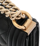 CHANEL シャネル チェーンショルダー ブラック AS0130 レディース キャビアスキン ショルダーバッグ Aランク 中古 銀蔵