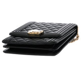 CHANEL シャネル チェーンショルダー ブラック AS0130 レディース ラムスキン ショルダーバッグ Aランク 中古 銀蔵