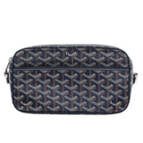GOYARD ゴヤール カップヴェール PM ネイビーブルー CAPVE2MLTY12CL12P レディース PVC レザー ショルダーバッグ Aランク 中古 銀蔵