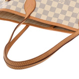 LOUIS VUITTON ルイヴィトン ダミエアズール ネヴァーフル MM ホワイト N51107 レディース ダミエアズールキャンバス トートバッグ Bランク 中古 銀蔵