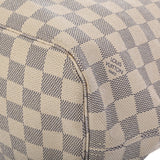 LOUIS VUITTON ルイヴィトン ダミエアズール ネヴァーフル MM ホワイト N51107 レディース ダミエアズールキャンバス トートバッグ Bランク 中古 銀蔵