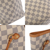 LOUIS VUITTON ルイヴィトン ダミエアズール ネヴァーフル MM ホワイト N51107 レディース ダミエアズールキャンバス トートバッグ Bランク 中古 銀蔵