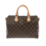 LOUIS VUITTON ルイヴィトン モノグラム スピーディバンドリエール 30 ブラウン M41112 ユニセックス モノグラムキャンバス ハンドバッグ ABランク 中古 銀蔵