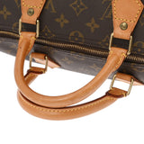 LOUIS VUITTON ルイヴィトン モノグラム スピーディ 35 ブラウン M41524 レディース モノグラムキャンバス ハンドバッグ Bランク 中古 銀蔵