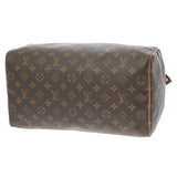 LOUIS VUITTON ルイヴィトン モノグラム スピーディ 35 ブラウン M41524 レディース モノグラムキャンバス ハンドバッグ Bランク 中古 銀蔵