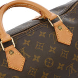 LOUIS VUITTON ルイヴィトン モノグラム スピーディ 35 ブラウン M41524 レディース モノグラムキャンバス ハンドバッグ Bランク 中古 銀蔵