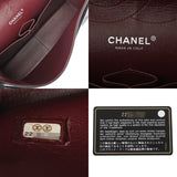 CHANEL シャネル マトラッセ WフラップWチェーンショルダー 30cm ブラック A58600 レディース ラムスキン ショルダーバッグ Aランク 中古 銀蔵