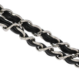 CHANEL シャネル マトラッセ WフラップWチェーンショルダー 30cm ブラック A58600 レディース ラムスキン ショルダーバッグ Aランク 中古 銀蔵