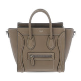 CELINE セリーヌ ラゲージ ナノ 2WAY スリ 189243DRU.09SO レディース ドラムドカーフ ハンドバッグ Aランク 中古 銀蔵