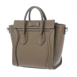 CELINE セリーヌ ラゲージ ナノ 2WAY スリ 189243DRU.09SO レディース ドラムドカーフ ハンドバッグ Aランク 中古 銀蔵