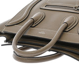 CELINE セリーヌ ラゲージ ナノ 2WAY スリ 189243DRU.09SO レディース ドラムドカーフ ハンドバッグ Aランク 中古 銀蔵