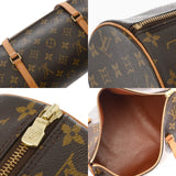 LOUIS VUITTON ルイヴィトン モノグラム パピヨン GM ブラウン M51385 レディース モノグラムキャンバス ハンドバッグ Bランク 中古 銀蔵