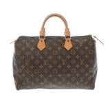 LOUIS VUITTON ルイヴィトン モノグラム スピーディ 35 ブラウン M41524 レディース モノグラムキャンバス ハンドバッグ Bランク 中古 銀蔵