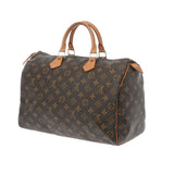 LOUIS VUITTON ルイヴィトン モノグラム スピーディ 35 ブラウン M41524 レディース モノグラムキャンバス ハンドバッグ Bランク 中古 銀蔵