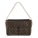 LOUIS VUITTON ルイヴィトン モノグラム ヴィバシテ GM ブラウン M51163 レディース モノグラムキャンバス ショルダーバッグ Aランク 中古 銀蔵