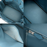 HERMES エルメス バーキン 35 ブルージーン □I刻印(2005年頃) ユニセックス トリヨンクレマンス ハンドバッグ ABランク 中古 銀蔵