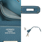 HERMES エルメス バーキン 35 ブルージーン □I刻印(2005年頃) ユニセックス トリヨンクレマンス ハンドバッグ ABランク 中古 銀蔵