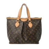 LOUIS VUITTON ルイヴィトン モノグラム パレルモ PM 2WAY ブラウン M40145 レディース モノグラムキャンバス ハンドバッグ Bランク 中古 銀蔵