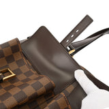 LOUIS VUITTON ルイヴィトン ダミエ ユゼス ブラウン N51128 レディース ダミエキャンバス トートバッグ Aランク 中古 銀蔵