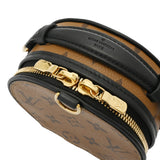 LOUIS VUITTON ルイヴィトン モノグラムリバース ミニ ボワットシャポー 2WAY キャメル/ブラック M68276 レディース モノグラムキャンバス ショルダーバッグ Aランク 中古 銀蔵