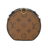 LOUIS VUITTON ルイヴィトン モノグラムリバース ミニ ボワットシャポー 2WAY キャメル/ブラック M68276 レディース モノグラムキャンバス ショルダーバッグ Aランク 中古 銀蔵