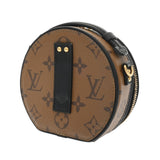 LOUIS VUITTON ルイヴィトン モノグラムリバース ミニ ボワットシャポー 2WAY キャメル/ブラック M68276 レディース モノグラムキャンバス ショルダーバッグ Aランク 中古 銀蔵