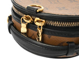 LOUIS VUITTON ルイヴィトン モノグラムリバース ミニ ボワットシャポー 2WAY キャメル/ブラック M68276 レディース モノグラムキャンバス ショルダーバッグ Aランク 中古 銀蔵