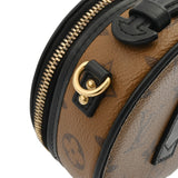 LOUIS VUITTON ルイヴィトン モノグラムリバース ミニ ボワットシャポー 2WAY キャメル/ブラック M68276 レディース モノグラムキャンバス ショルダーバッグ Aランク 中古 銀蔵