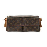 LOUIS VUITTON ルイヴィトン モノグラム ヴィバシテ MM ブラウン M51164 レディース モノグラムキャンバス ショルダーバッグ Bランク 中古 銀蔵