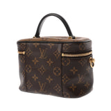 LOUIS VUITTON ルイヴィトン モノグラムリバース ヴァニティ NV PM 旧型 ブラウン M45165 レディース モノグラムキャンバス バニティバッグ Aランク 中古 銀蔵