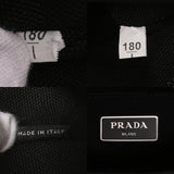 PRADA プラダ カナパ ミニトート 新型 ブラック 1BG439 レディース キャンバス ハンドバッグ ABランク 中古 銀蔵