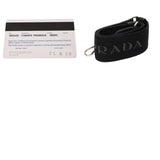 PRADA プラダ カナパ ミニトート 新型 ブラック 1BG439 レディース キャンバス ハンドバッグ ABランク 中古 銀蔵