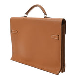 HERMES エルメス ケリー デペッシュ 34 ゴールド □L刻印(2008年頃) メンズ ヴォーエプソン ビジネスバッグ ABランク 中古 銀蔵