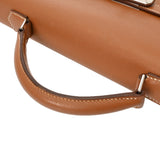 HERMES エルメス ケリー デペッシュ 34 ゴールド □L刻印(2008年頃) メンズ ヴォーエプソン ビジネスバッグ ABランク 中古 銀蔵