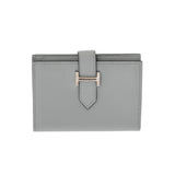 HERMES エルメス ベアン カードケース ブルーグラシエ C刻印(2018年頃) ユニセックス ヴォーエプソン カードケース Aランク 中古 銀蔵