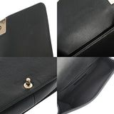 CHANEL シャネル ボーイシャネル チェーンショルダー 25cm ブラック A67086 レディース キャビアスキン ショルダーバッグ Aランク 中古 銀蔵