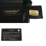 CHANEL シャネル ボーイシャネル チェーンショルダー 25cm ブラック A67086 レディース キャビアスキン ショルダーバッグ Aランク 中古 銀蔵
